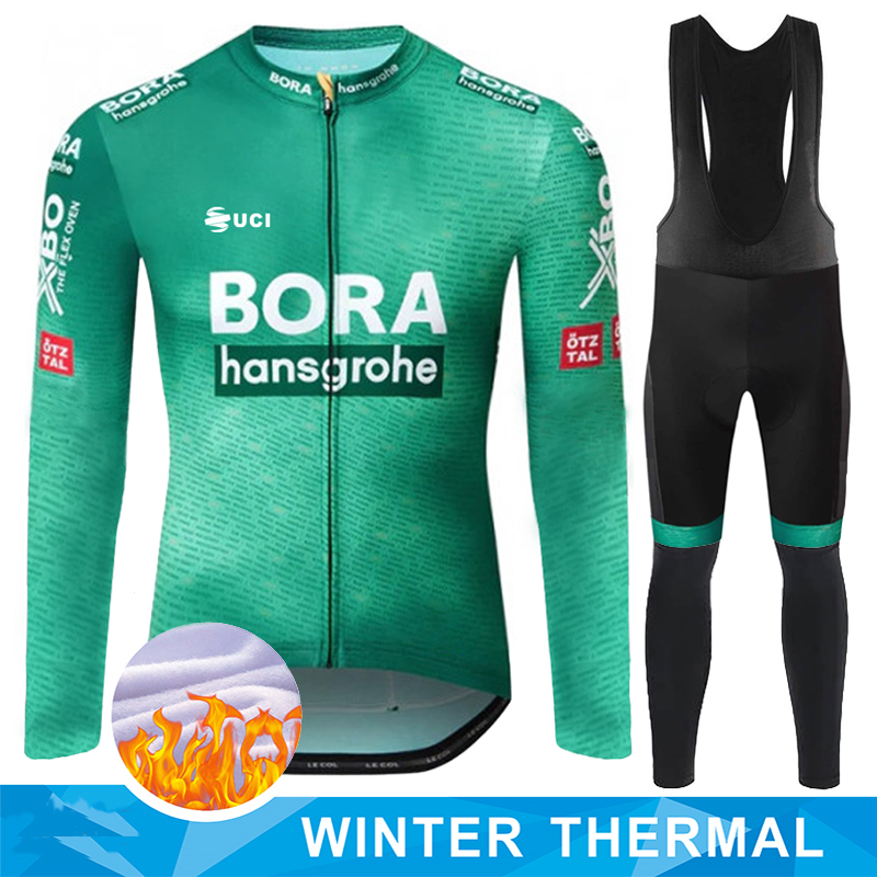 Outdoor Sport Winter Jacket - UCI BORA Cycling Clothes Men Complete