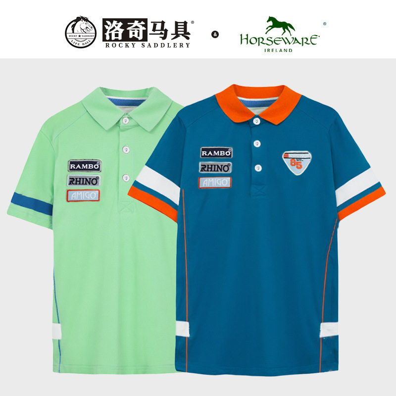Polo Shirt Equestrian - Horsewarekids Polo Shirt Short-sleeved T-shirt Equestrian