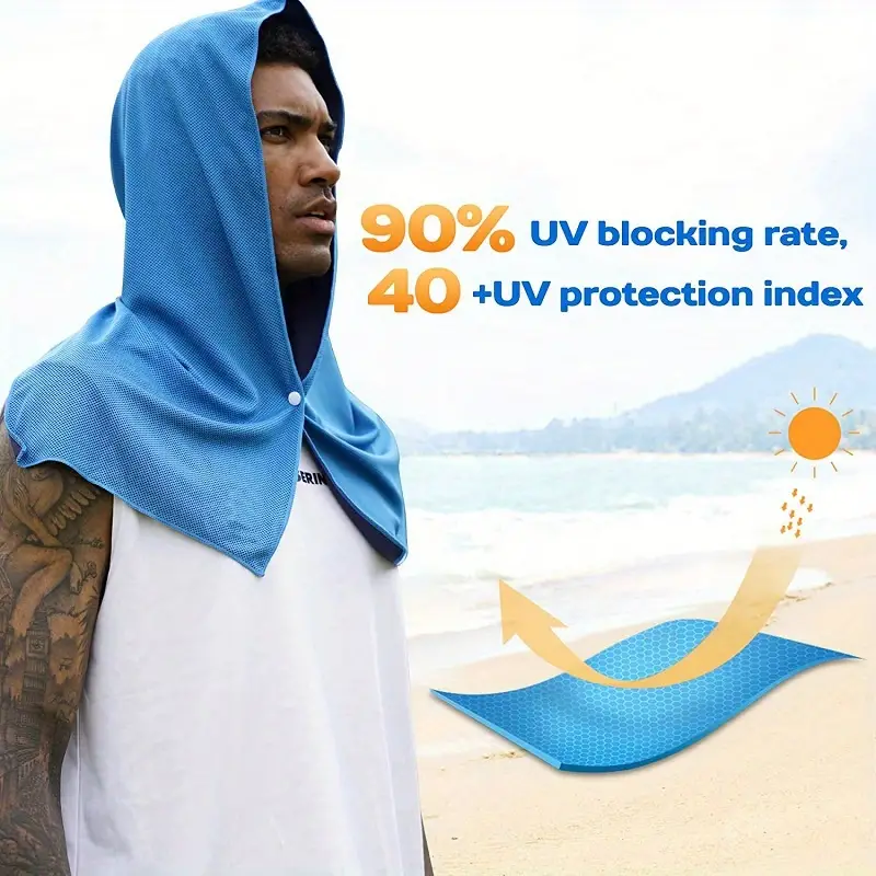 Cooling Hoodie Towel Beach Cam - đánh giá và giá Outdoor Sport Hoodie