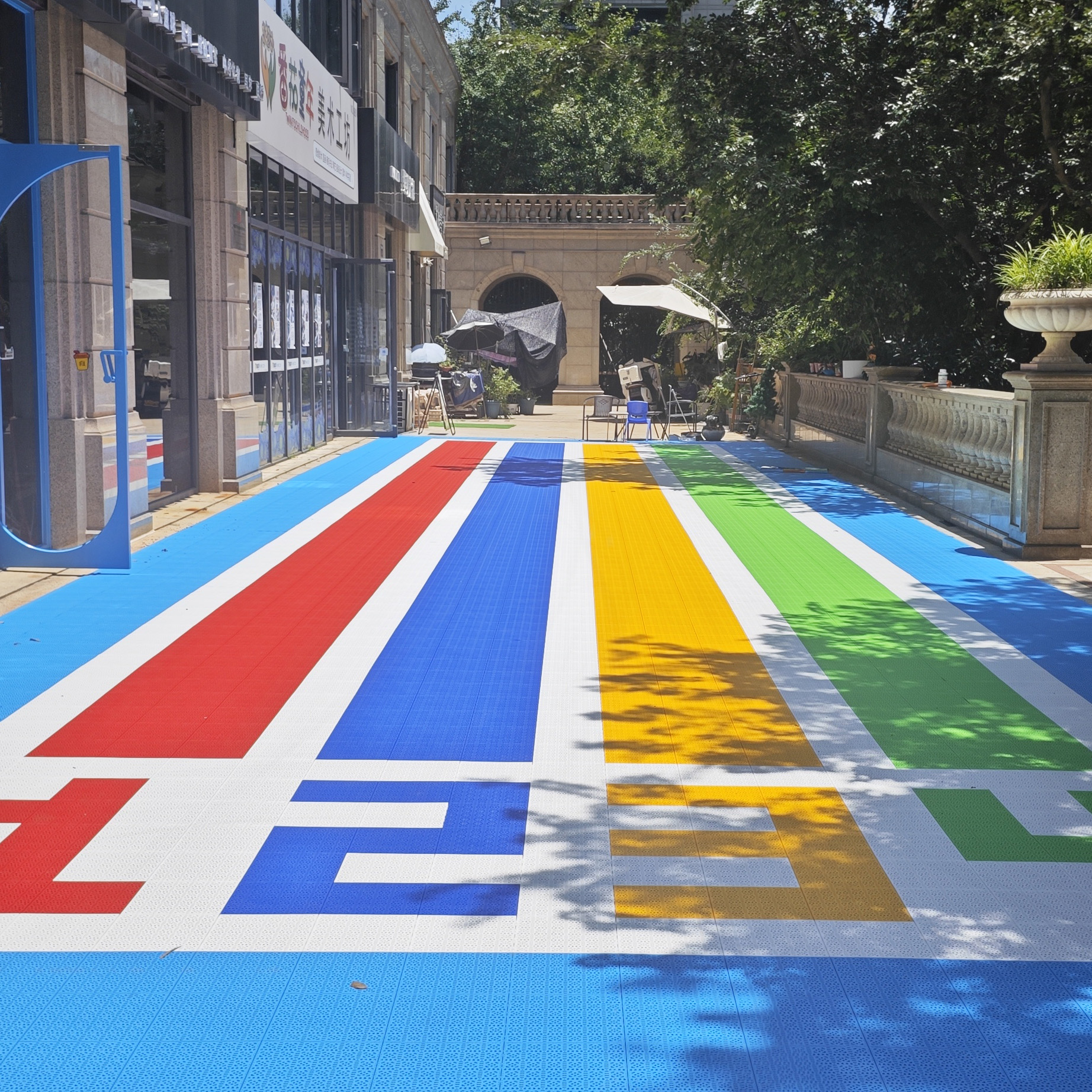 Modern Outdoor Sport Court Til - đánh giá và giá Outdoor Sport Court Tiles