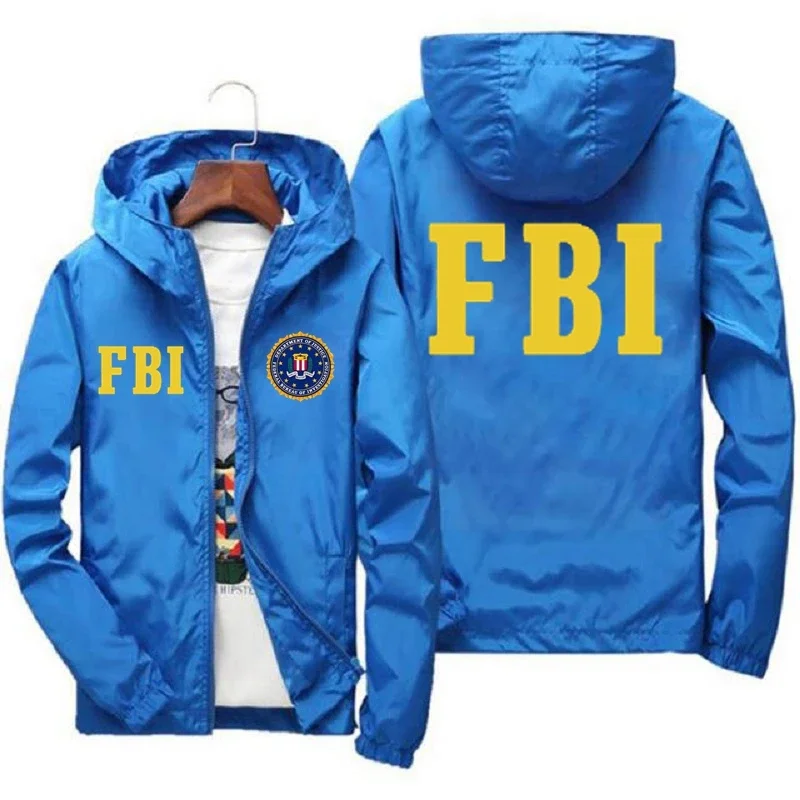 New Men's FBI Printed Outdoor  - đánh giá và giá Outdoor Sport Jacket Brand
