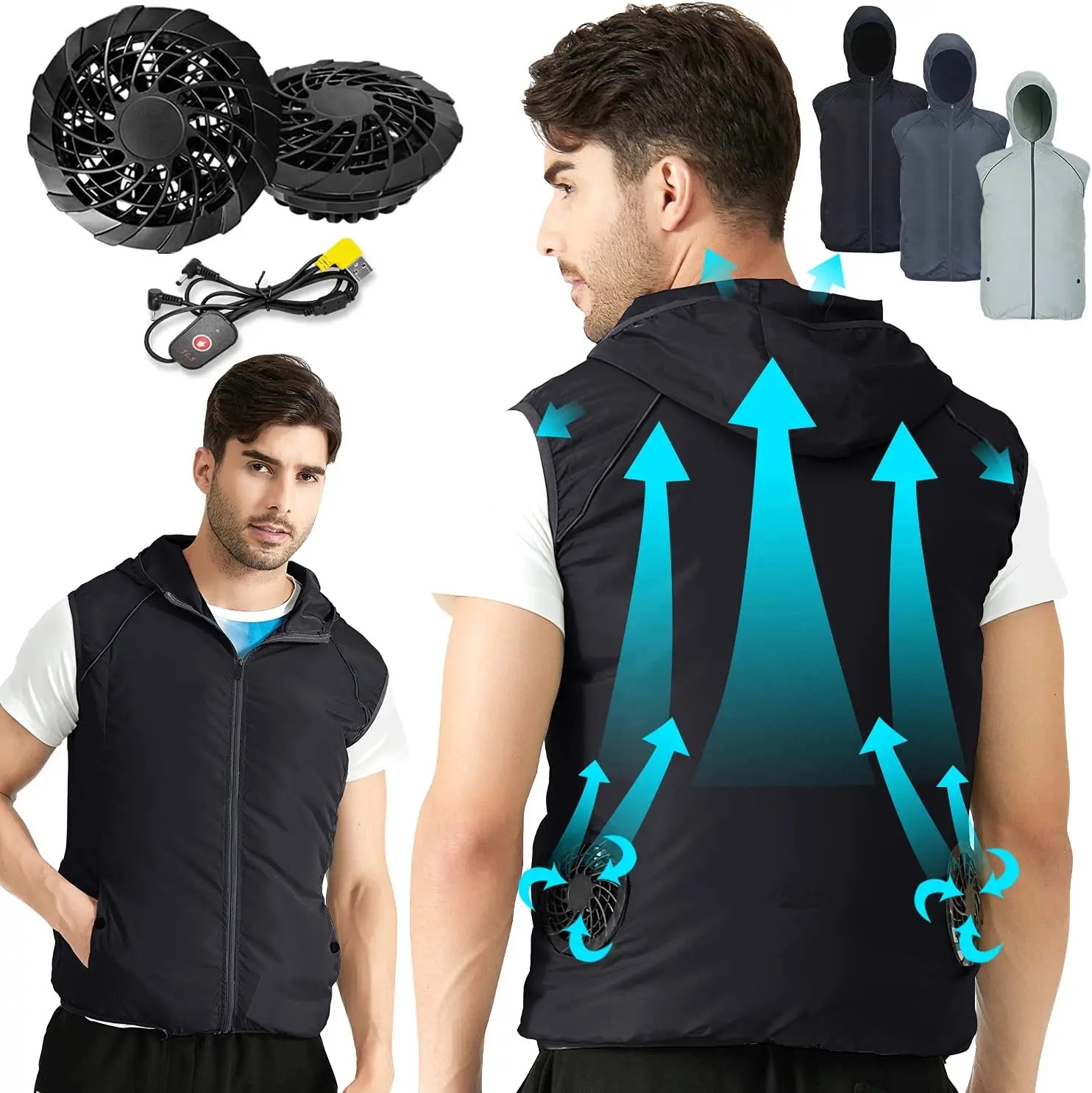 Summer Sport Fan Air Condition - đánh giá và giá Outdoor Sport Jacket Brand