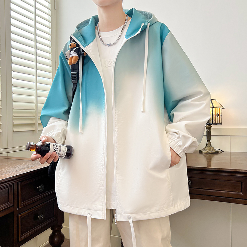 Gradient Color Men's Spring Au - đánh giá và giá Outdoor Sport Jacket Brand