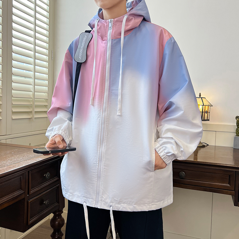 Gradient Color Men's Spring Au - đánh giá và giá Outdoor Sport Jacket Brand
