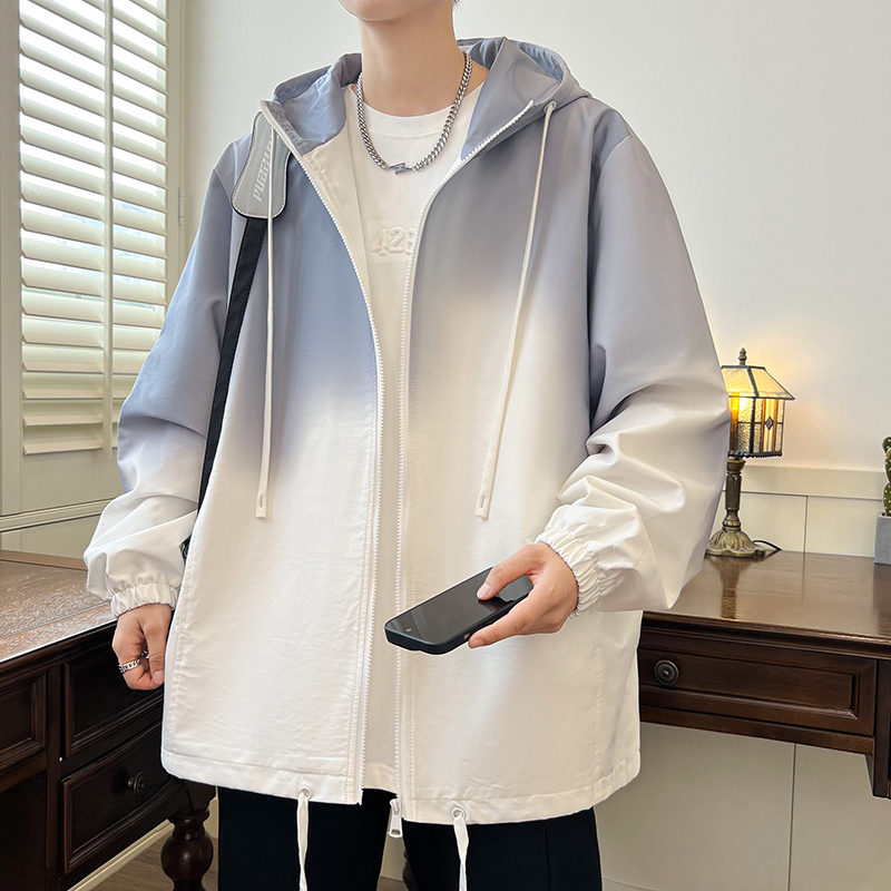 Gradient Color Men's Spring Au - đánh giá và giá Outdoor Sport Jacket Brand