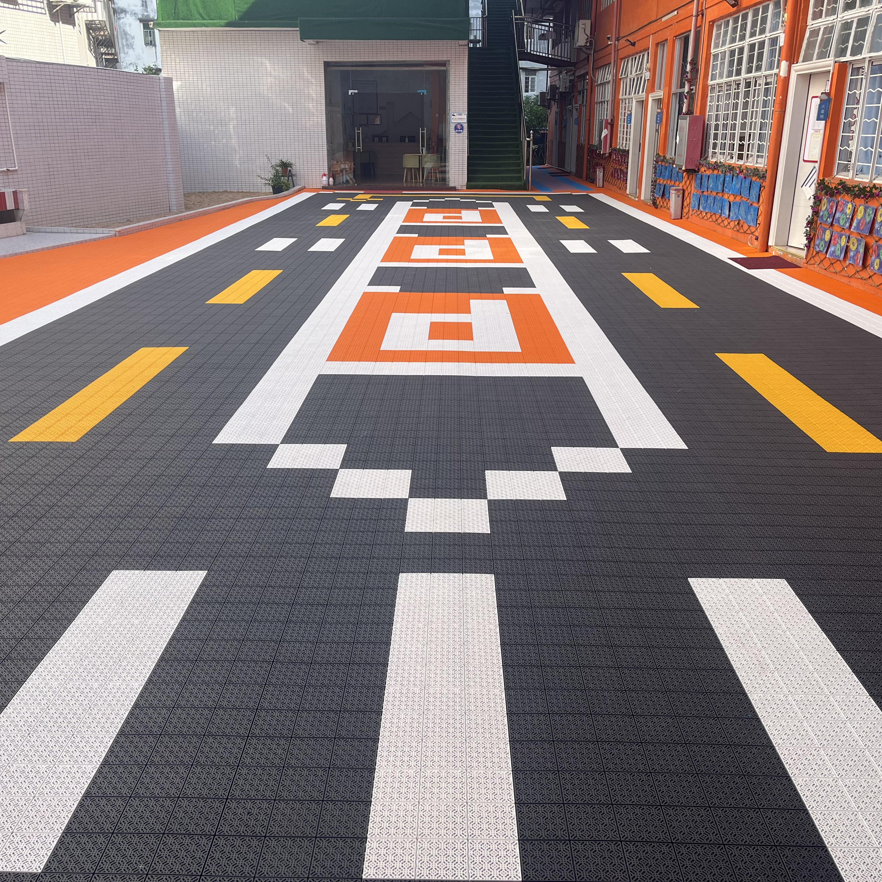 PP Plastic Custom Logo Outdoor - đánh giá và giá Outdoor Sport Court Tiles