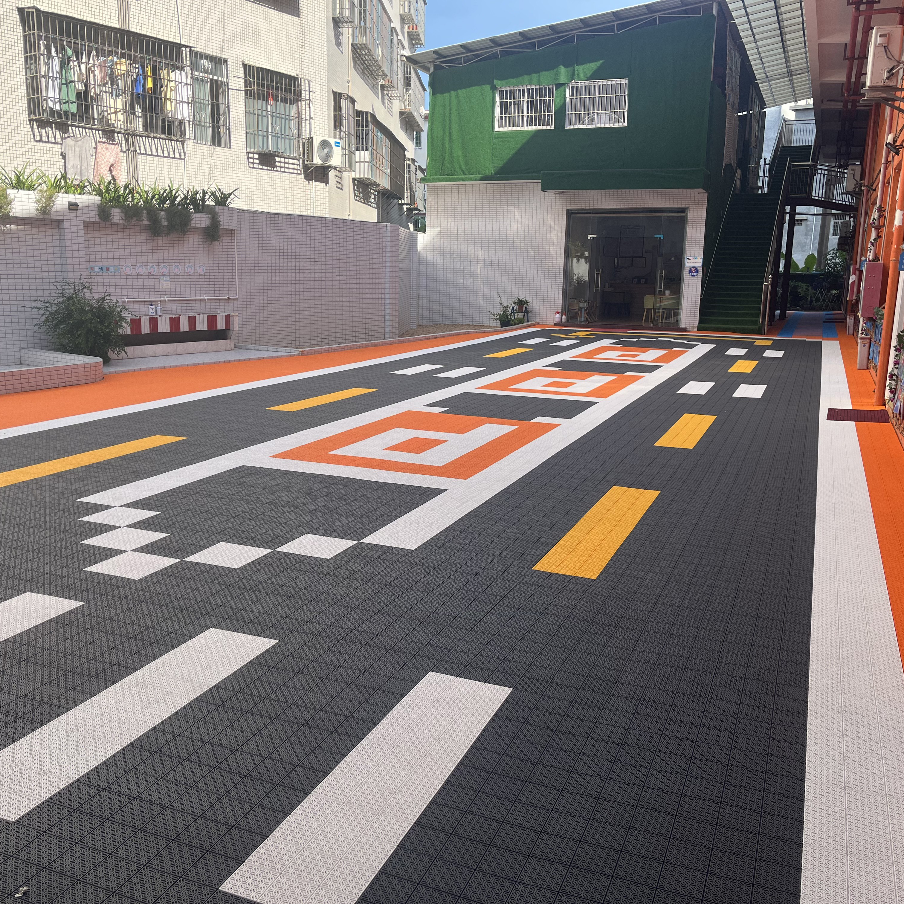 PP Plastic Custom Logo Outdoor - đánh giá và giá Outdoor Sport Court Tiles