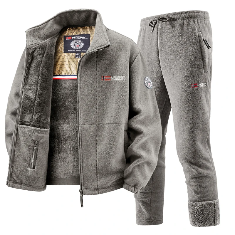 Mens Winter Fleece Tracksuit S - đánh giá và giá Outdoor Sport Winter Jacket