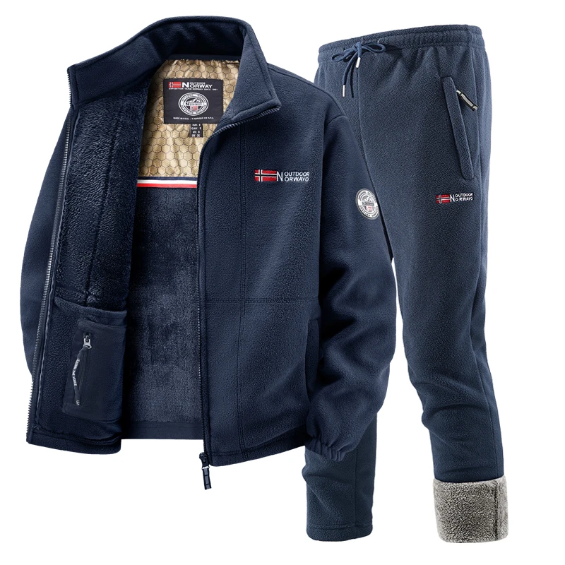 Mens Winter Fleece Tracksuit S - đánh giá và giá Outdoor Sport Winter Jacket