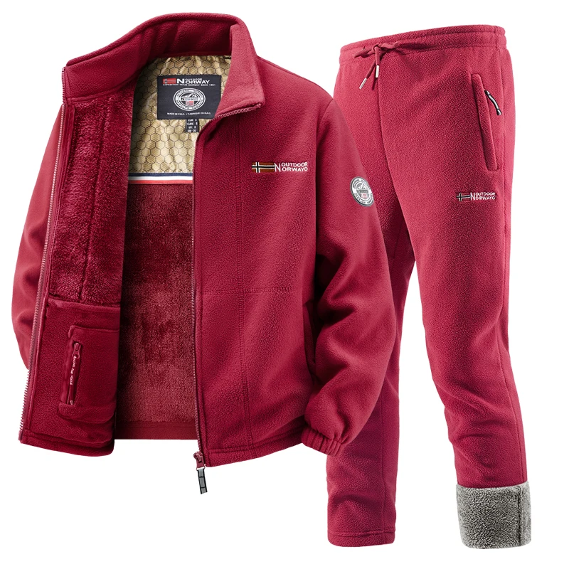 Mens Winter Fleece Tracksuit S - đánh giá và giá Outdoor Sport Winter Jacket