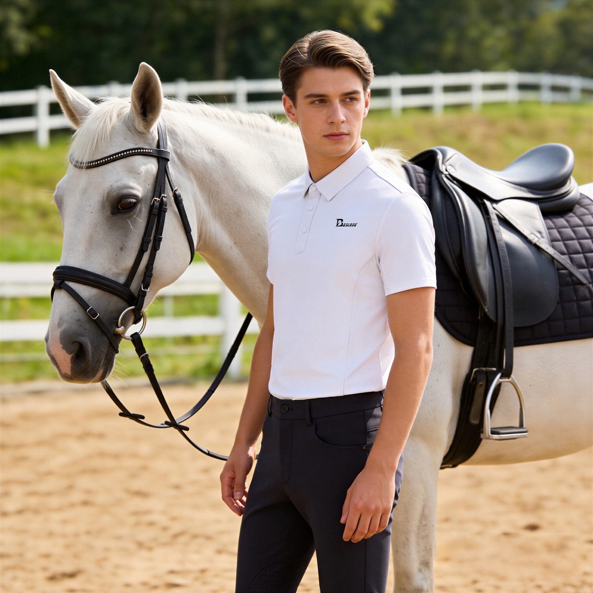 Baslong Equestrian Quick-dry P - đánh giá và giá Polo Shirt Equestrian