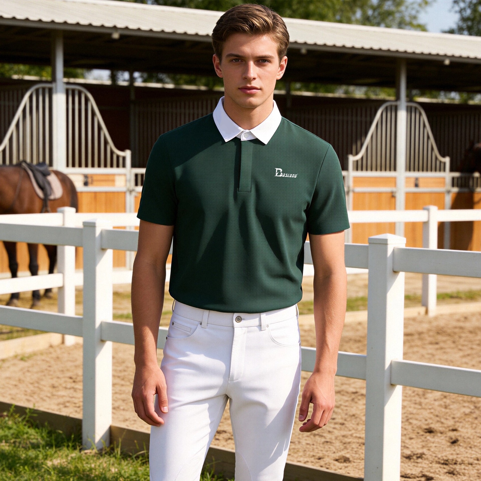 Baslong Spring/summer Equestri - đánh giá và giá Polo Shirt Equestrian