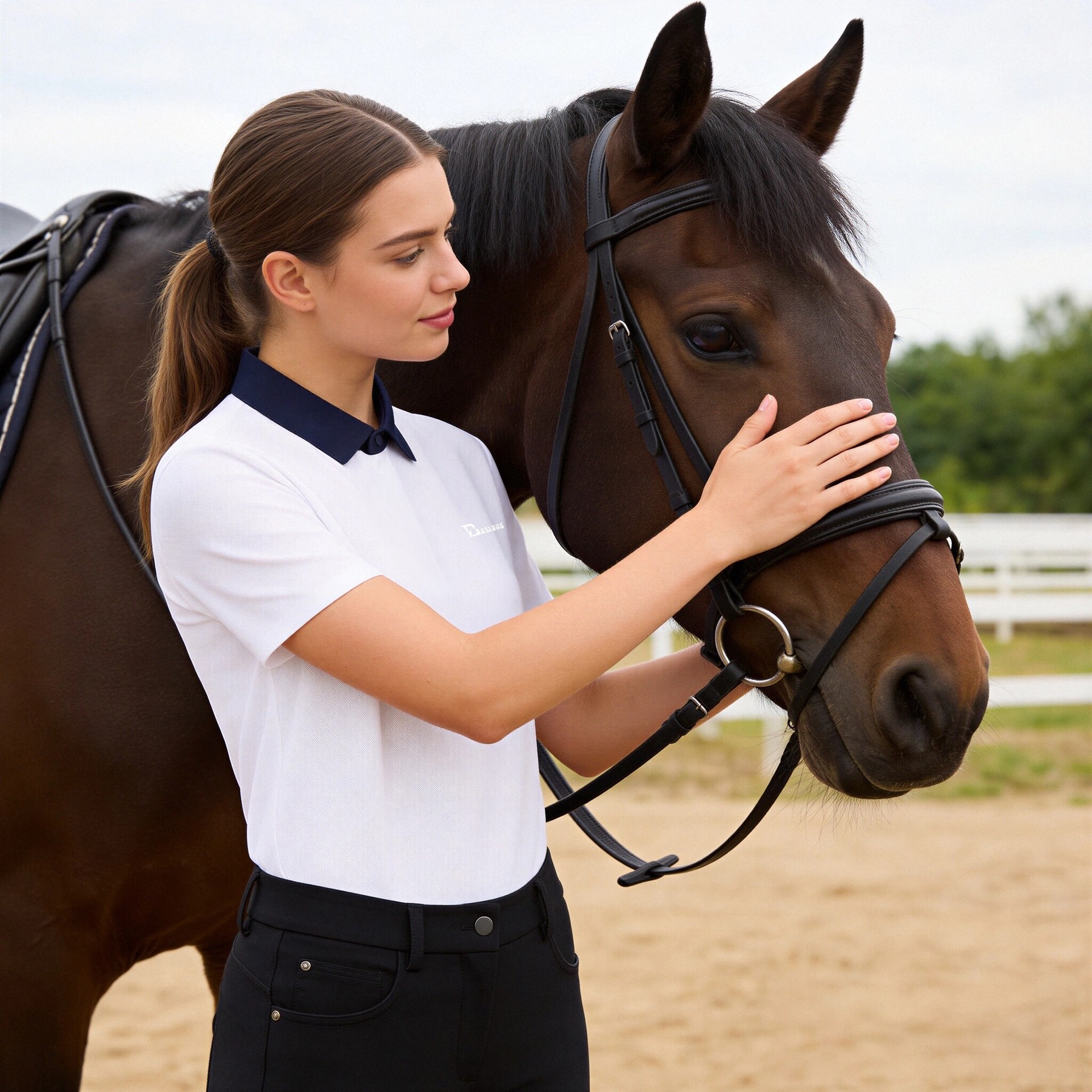 Baslong Spring/summer Equestri - đánh giá và giá Polo Shirt Equestrian