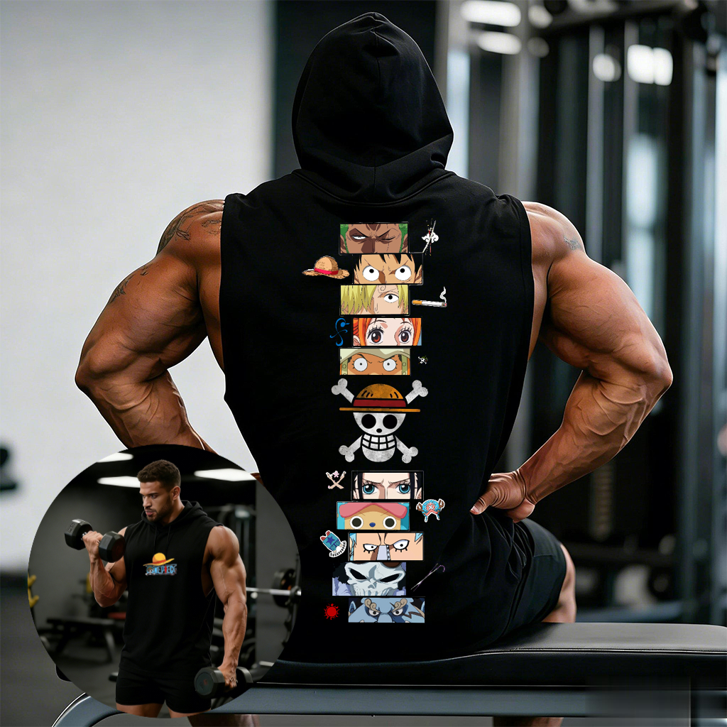 One Piece Anime Hoodie Sleevel - đánh giá và giá Outdoor Sport Hoodie
