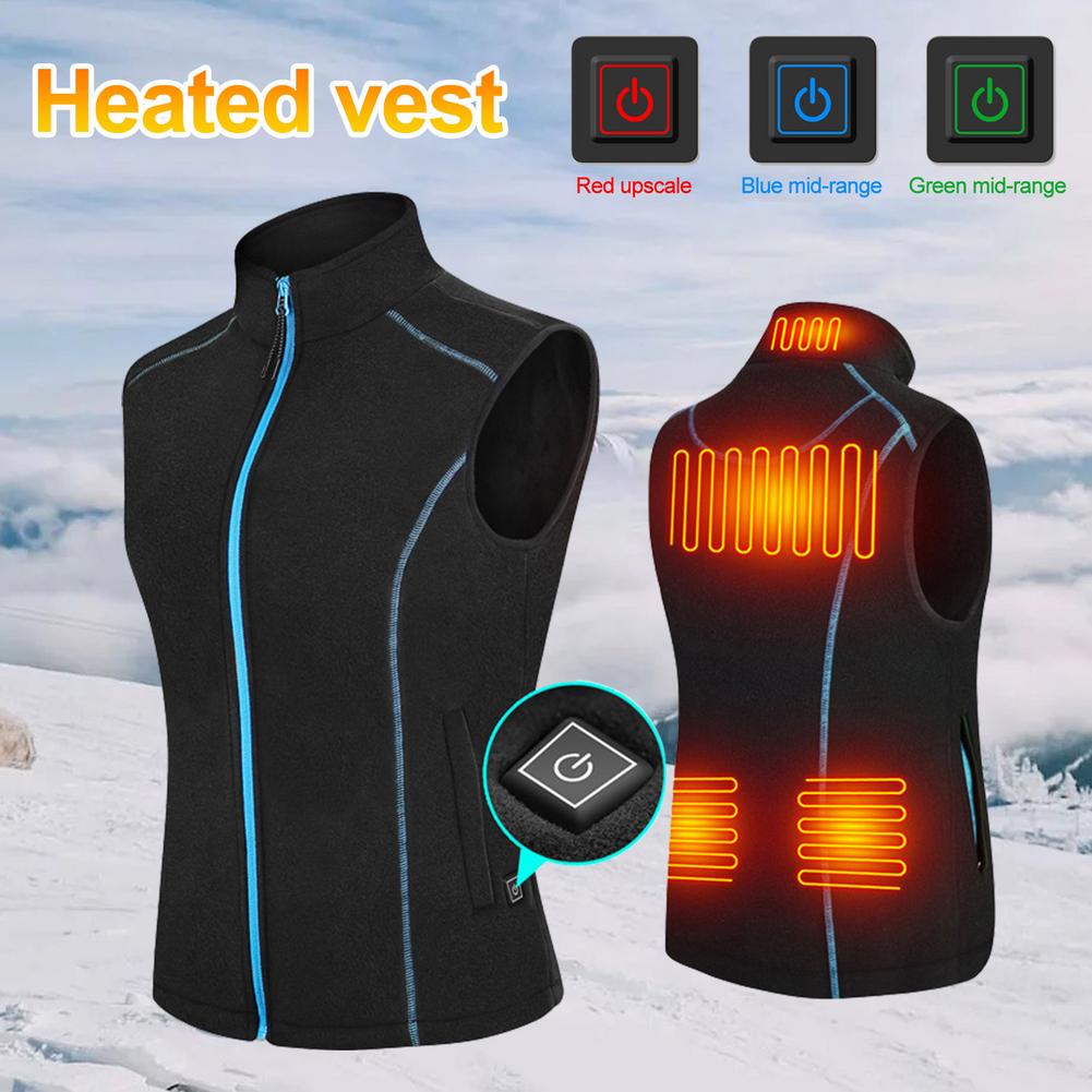 Women Heated Vest Winter Elect - đánh giá và giá Outdoor Sport Winter Jacket